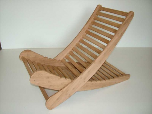 Bambus-Liegestuhl 006